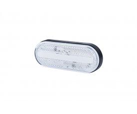 LD 2770 Габаритно-контурный фонарь NEON HOR 123 12 LED с отражателем белый 2функции: позиционный перед/светоотражатель 52770 LD 2770 Габаритно-контурный фонарь NEON HOR 123 12 LED с отражателем белый 2функции: позиционный перед/светоотражатель 52770